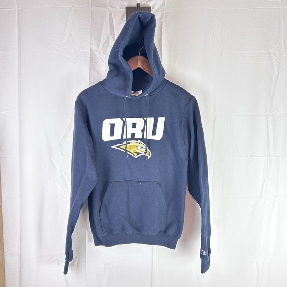 Champion Other - Oral Roberts Golden Eagles ORU Champion‎ Men's XS Blue Hoodie Sweatshirt